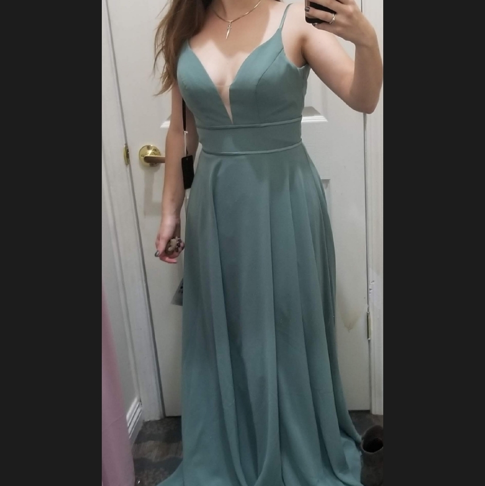 Sage Green Sorella Vita Bridesmaid Dress Wedding